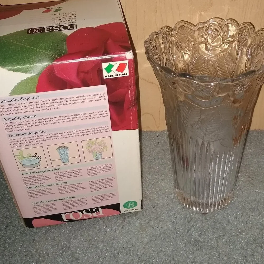 Rosa Flower Vase New